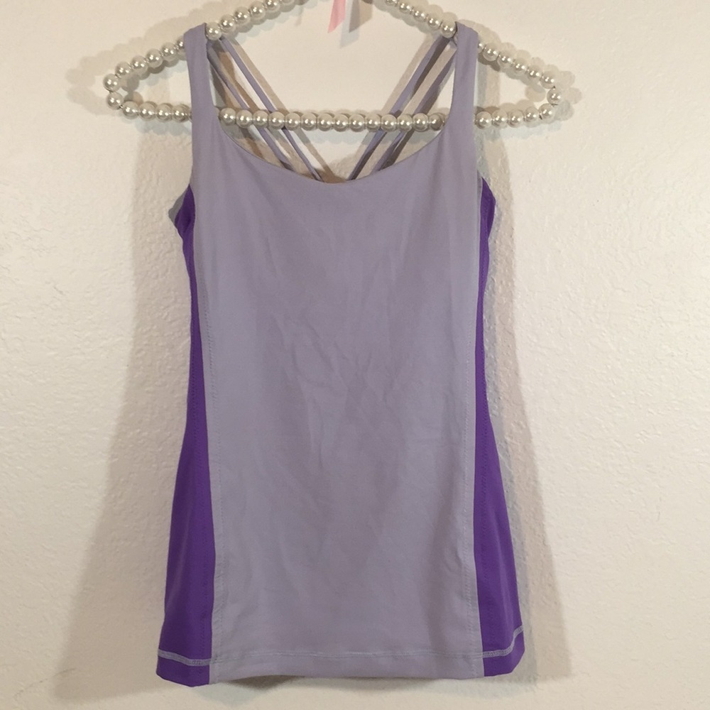 Lululemon Tank Top Two Tone Purple Color